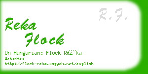 reka flock business card